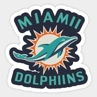 Miami Dolphen Sticker